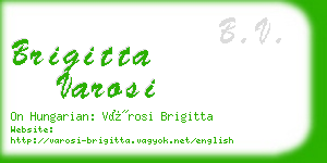 brigitta varosi business card